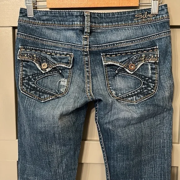 Silver Jeans Women's Boot Cut Jeans - Blue - Picture 7 of 9